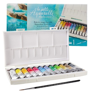 Sennelier La Petite Aquarelle Watercolour Travel Box with 12 Tubes