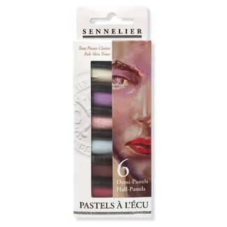 Sennelier Soft Pastel Half Stick 6pc Set - Pale Skin Tones