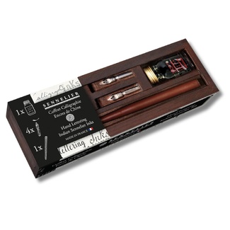 Sennelier Indian Ink 'A La Pagode' Wooden Box Set
