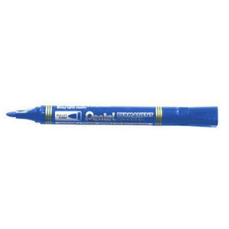 Pentel Permanent Marker 2.5 - 5.5mm - Blue Bullet Point