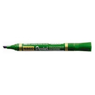 Pentel Green Label Permanent Marker 1mm - Black