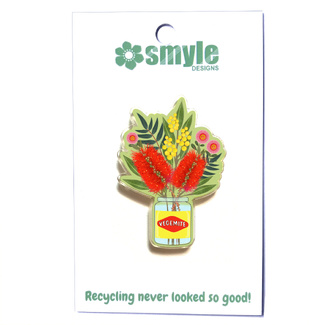 Smyle Designs Native Flowers Recycled Acrylic Pin
