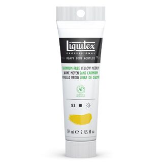 Liquitex Heavy Body Acrylic Paint 59ml S3 - Cadmium-Free Yellow Medium 830