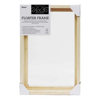 Jasart Thin Edge Floater Frame 24x36 Inch - Natural