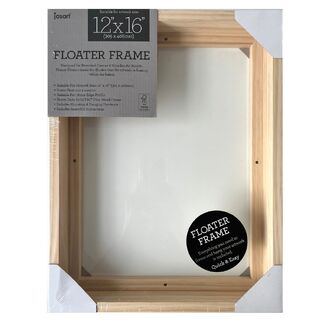Jasart Thick Edge Floater Frame 16x20 inch - Natural