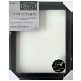 Jasart Thick Edge Floater Frame 12x16 Inch - Black