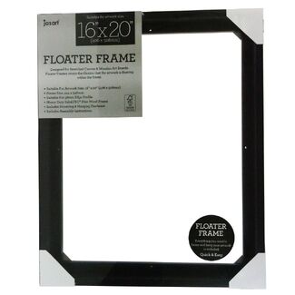 Jasart Thick Edge Floater Frame 16x20 Inch - Black