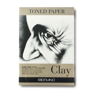 Fabriano Toned Pad A3 Clay 120gsm 50 sheets