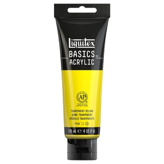 Liquitex Basics Acrylic Paint 118ml - Transparent Yellow