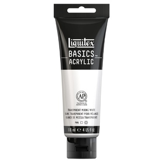 Liquitex Basics Acrylic Paint 118ml - Transparent Mixing White