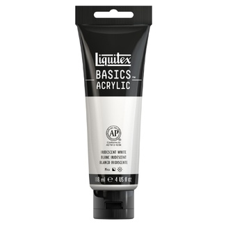 Liquitex Basics Acrylic Paint 118ml - Iridescent White
