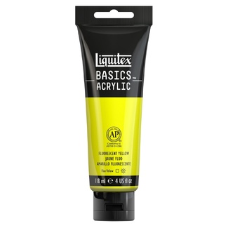 Liquitex Basics Acrylic Paint 118ml - Fluorescent Yellow