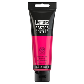 Liquitex Basics Acrylic Paint 118ml - Fluorescent Pink