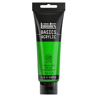 Liquitex Basics Acrylic Paint 118ml - Fluorescent Green