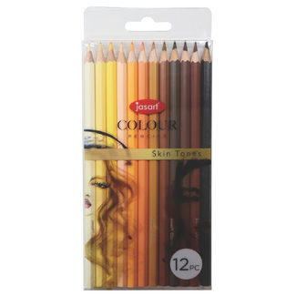 Jasart Coloured Pencil Trend Set of 12 - Skin Tones (FSC 100%)