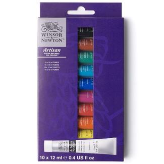 Winsor & Newton Artisan Water Mixable Oil Paint Access Set - 10 x 12ml