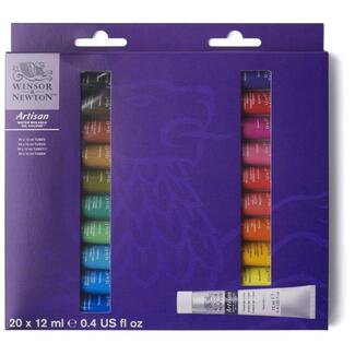 Winsor & Newton Artisan Water Mixable Oil Paint Access Set - 20 x 12ml