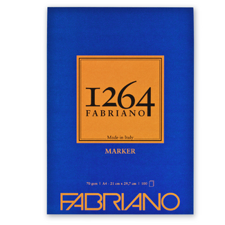 Fabriano 1264 Marker Pad A4 70gsm 100 Sheets