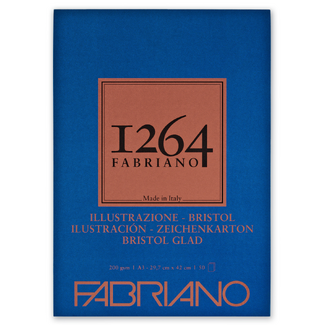Fabriano 1264 Bristol Pad 200gsm A3 50 Sheets