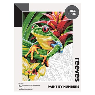 Reeves Artist Acrylic Paint by Numbers - Tree Frog