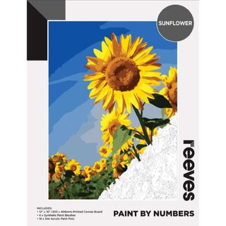 Reeves Artist Acrylic Paint by Numbers - Sunflower