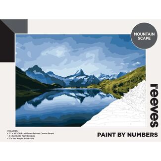 Reeves Artist Acrylic Paint by Numbers - Mountain