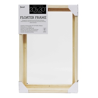 Jasart Thin Edge Floater Frame 20x30 Inch - Natural