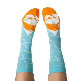 Chatty Feet Art Socks Vincent Van Toe Unisex Large