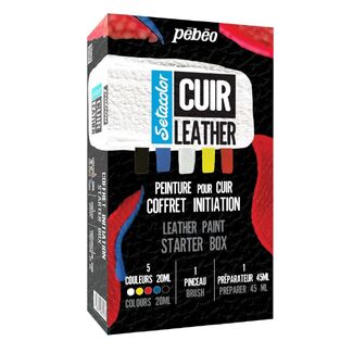 Pebeo Setacolor Leather Paint Starter Kit