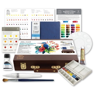 Winsor & Newton Professional Watercolour Essence Of Australia Colour Collection Wooden Box Set