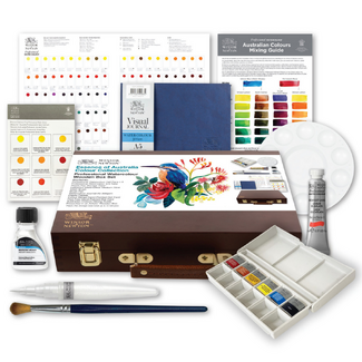 Winsor & Newton Professional Watercolour Essence Of Australia Colour Collection Wooden Box Set