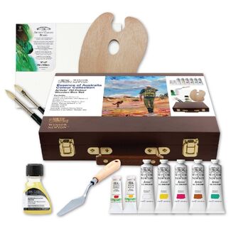 Winsor & Newton Artists Oil Paint Essence of Australia Colour Collection Wooden Box Set