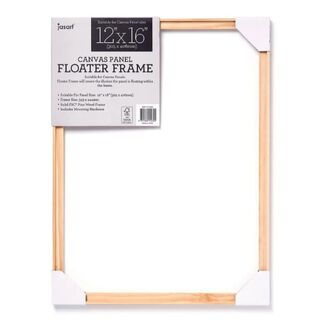 Jasart Canvas Panel Floater Frame 12x16 Inch