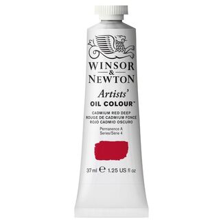 Winsor & Newton Artists' Oil Colour 37ml S4 - Cadmium Red Deep