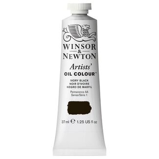 Winsor & Newton Artists' Oil Colour 37ml S1 - Ivory Black 