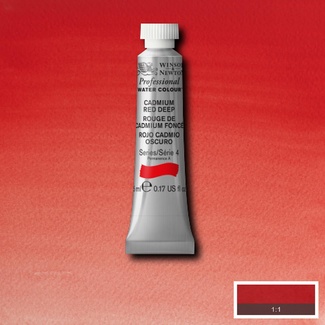 Winsor & Newton Professional Watercolour 5ml S4 - Cadmium Red Deep