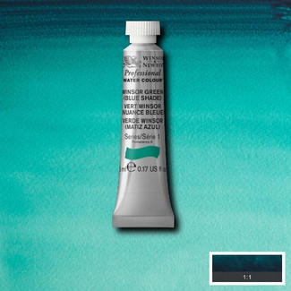 Winsor & Newton Professional Watercolour 5ml S1 - Winsor Green (Blue Shade)