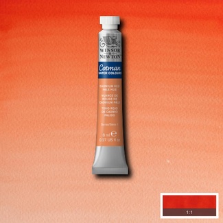 Winsor & Newton Cotman Watercolour Paint 8ml - Cadmium Red Pale