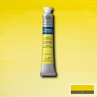 Winsor & Newton Cotman Watercolour Paint 8ml - Lemon Yellow