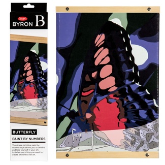 Byron Paint By Numbers Set - Butterfly 200 x 240mm