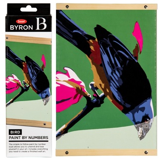 Byron Paint By Numbers Set - Bird 200 x 240mm