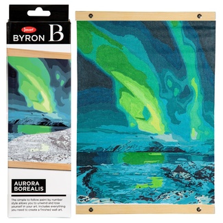 Byron Paint By Numbers Set - Aurora Borealis 300 x 400mm