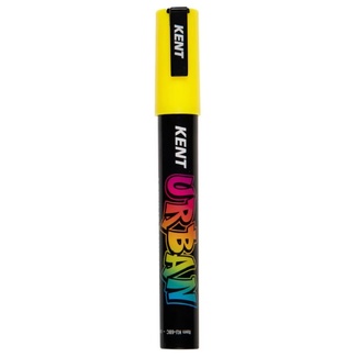Kent Urban Acrylic Paint Marker 6mm Fluoro Yellow