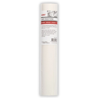 Kent Tracing Paper Roll White 46m x 305mm