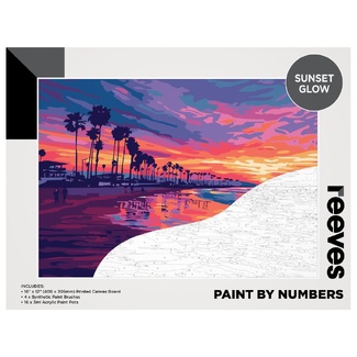 Reeves Artist Acrylic Paint by Numbers - Sunset Glow