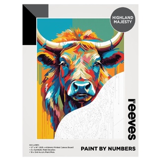 Reeves Artist Acrylic Paint by Numbers - Highland Majesty