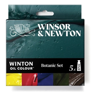 Winsor & Newton Winton Oil Paint Botanic Set - 5 x 37ml