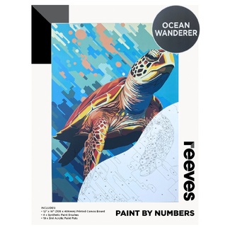 Reeves Artist Acrylic Paint by Numbers - Ocean Wanderer