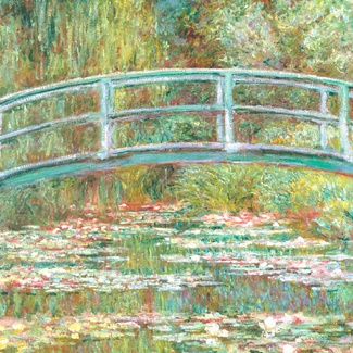 Water Lillies & Japanese Bridge