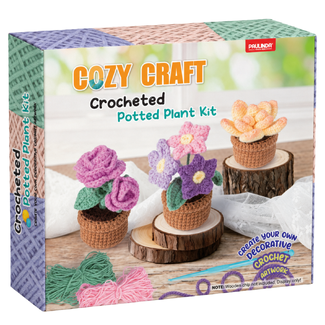 Cozy Craft Crochet Kit - Potted Plant